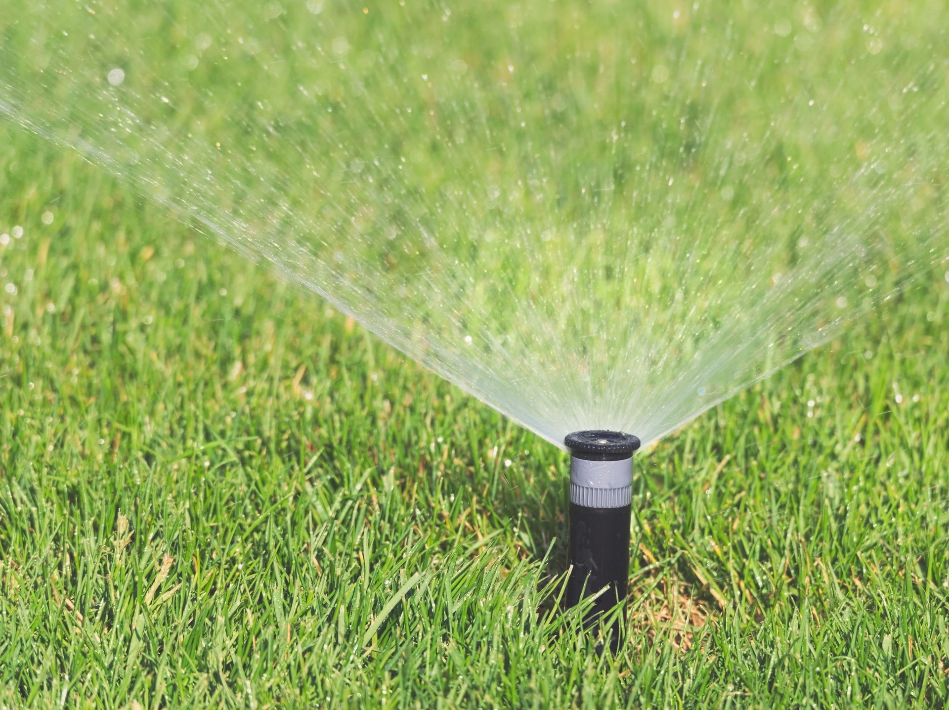 Automatic Sprinkler Irrigation System in Green Park