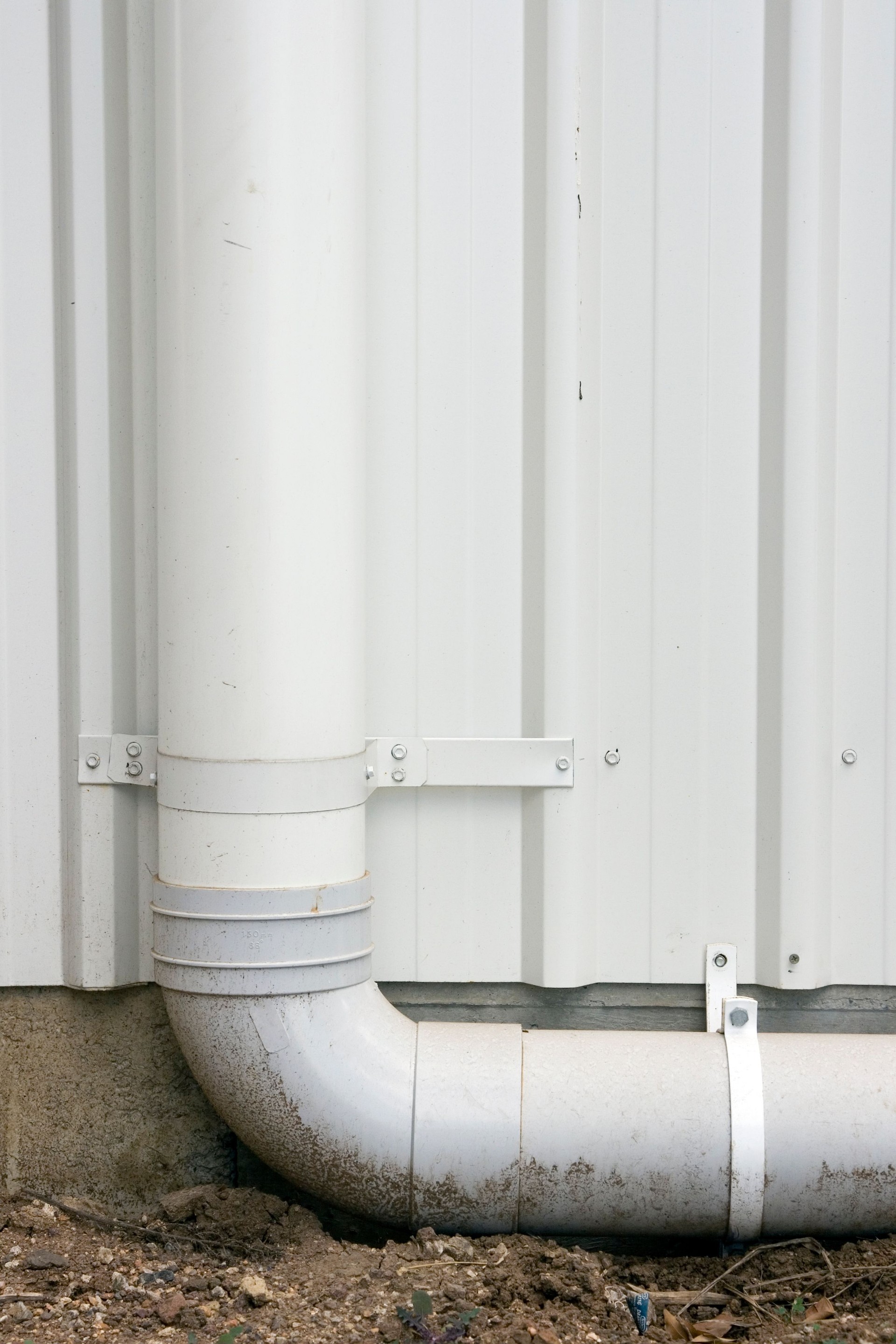 150mm PVC Stormwater Downpipe 90 degrees